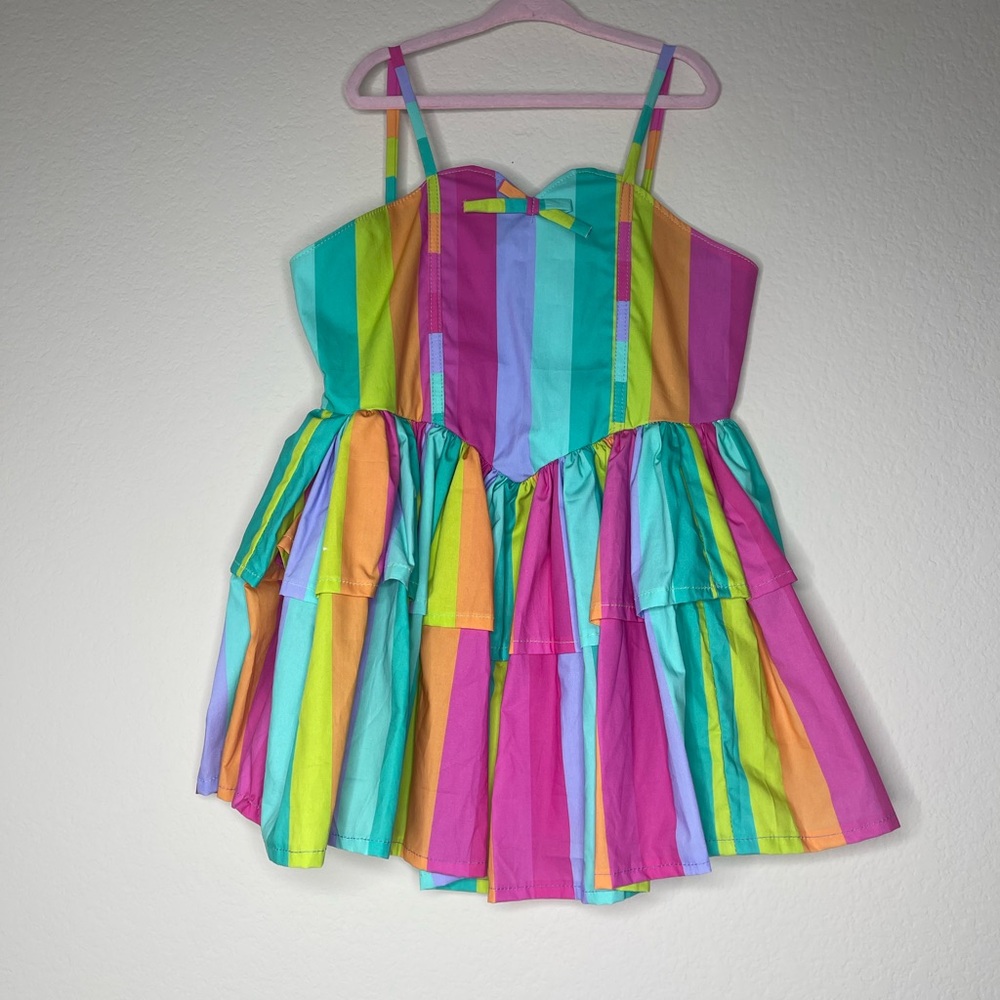 Liboosha Colorful Striped Dress